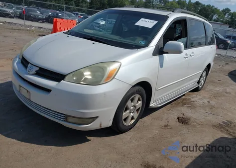 2004 Toyota Sienna Xle из США, поврежденный, VIN 5TDZA22C74S063350